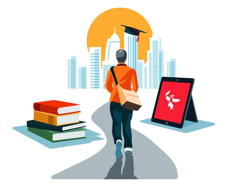 学生走向毕业目标